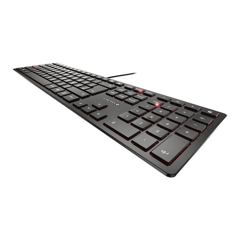 CHERRY KC 6000 Slim keyboard USB AZERTY French Black
