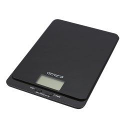 Genie DLS 5 Black Countertop Rectangle Electronic kitchen scale