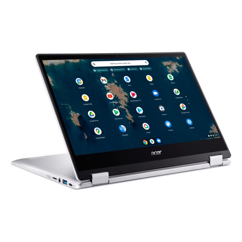 Acer Chromebook Spin 314 CP314-1HN-C07F Intel Celeron N5100 35,6 cm (14") Écran tactile Full HD 8 Go LPDDR4x-SDRAM 128