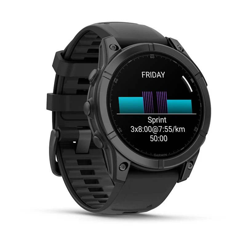 Garmin fenix E (47mm) schwarz/schiefergrau