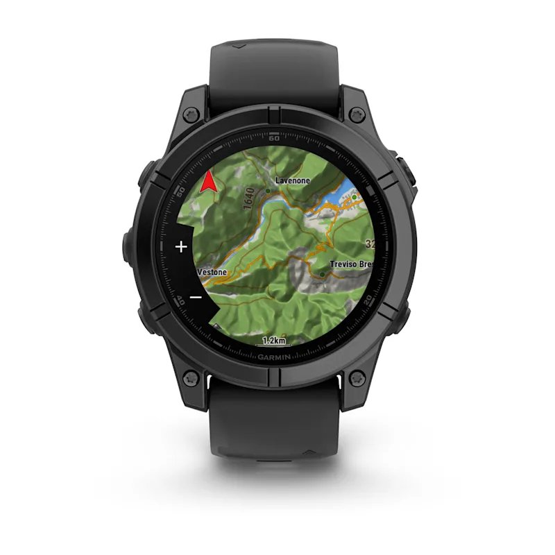 Garmin Fenix E 3,3 cm (1.3") AMOLED 47 mm Numérique 454 x 454 pixels Écran tactile Noir Wifi GPS (satellite)