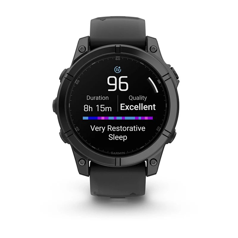 Garmin Fenix E 3.3 cm (1.3") AMOLED 47 mm Digital 454 x 454 pixels Touchscreen Black Wi-Fi GPS (satellite)