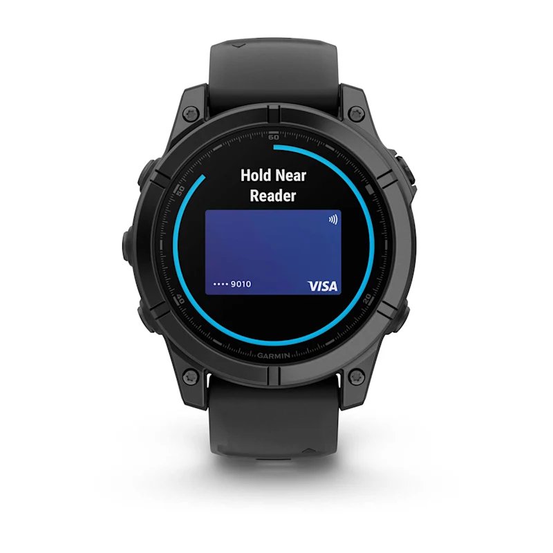 Garmin Fenix E 3,3 cm (1.3") AMOLED 47 mm Numérique 454 x 454 pixels Écran tactile Noir Wifi GPS (satellite)