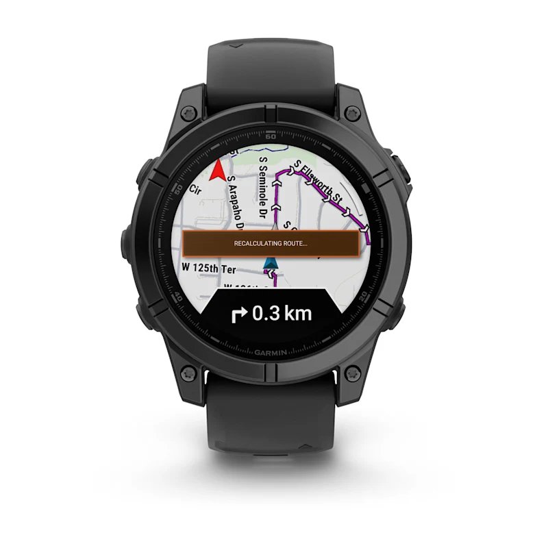 Garmin fenix E (47mm) schwarz/schiefergrau