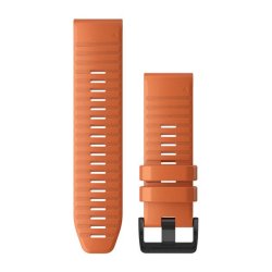 Garmin Ersatzarmband QuickFit 26mm Silikon Orange/Schiefergrau