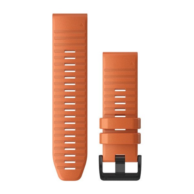 Garmin Ersatzarmband QuickFit 26mm Silikon Orange/Schiefergrau