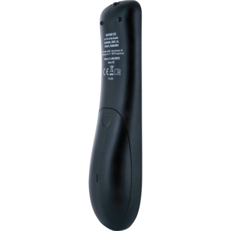 Schwaiger UFB1000 533 télécommande IR Wireless DVD/Blu-ray, TV, Tuner TV, Boitier décodeur TV Appuyez sur les boutons