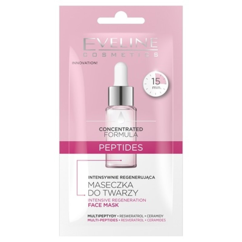 Eveline Peptides Mask Concentrated Formula Face Mask 8ml