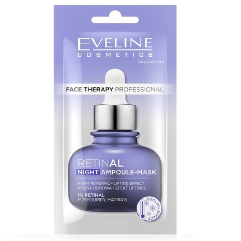 Eveline Face Therapy Professional Ampoule-Mask Night Mask Retinal 8ml