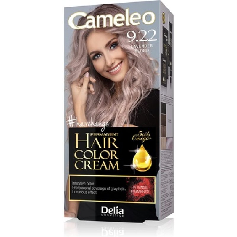 Cameleo Permanent Hair Colour Cream Lavender Blonde Intensive Color & Protection 5 Oils Omega Plus Acids Professional
