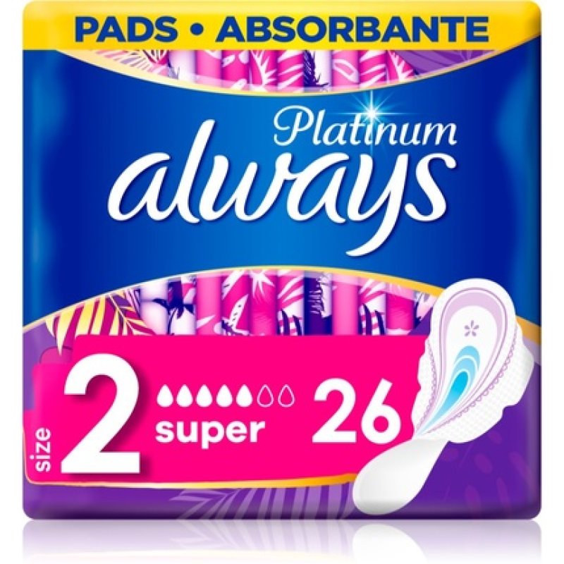 Always Platinum Super 26szt W Sanitary Napkins
