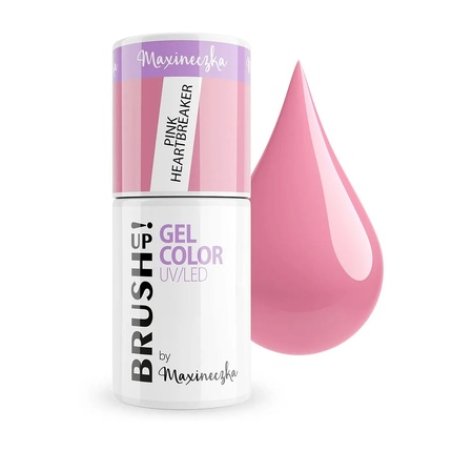 Brushup Gel Color Uv Led Hybrid Nail Polish Pink Heartbreaker 5g
