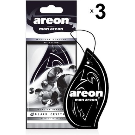 Areon Mon Car Air Freshener Black Crystal Pendant Hanging Hanging