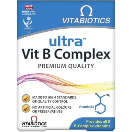 Vitabiotics Ultra Vitamin B Complex 60 Tablets