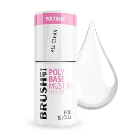 Brushup Poly Base Must Be Uv Led Hybrid Makeup Base Poli Jolly All Clear 5g