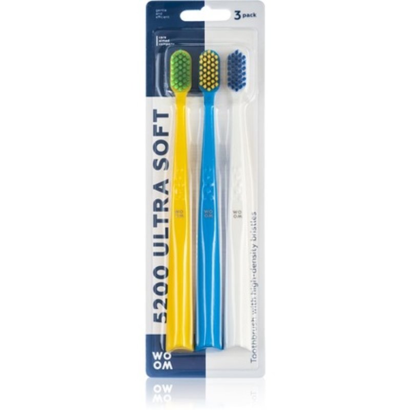 WOOM Ultra Soft Toothbrush 3-Pack