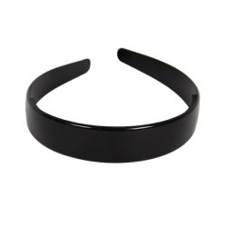 Donegal Wide Hairband Black 9918