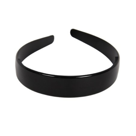 Donegal Wide Hairband Black 9918