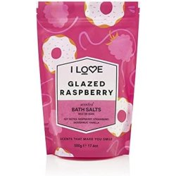 I Love Glazed Raspberry Scented Bath Salts with ACB Bio-Water Bamboo 500g
