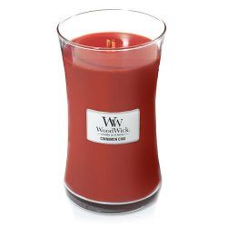 WoodWick 93104 bougie en cire Autres Cannelle, Vanille Rouge 1 pièce(s)