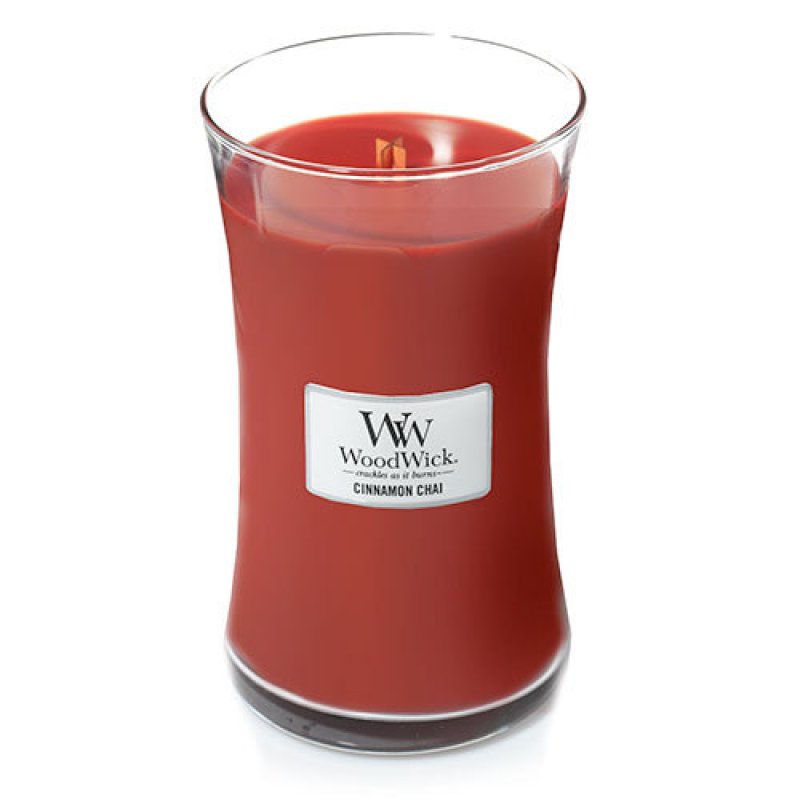 WoodWick 93104 bougie en cire Autres Cannelle, Vanille Rouge 1 pièce(s)