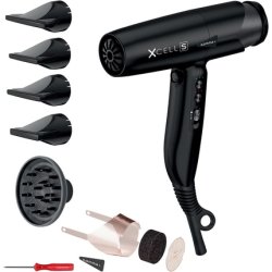 GAMMA XCELL S Ionic Hair Dryer 290g Ultra-Light Hair Dryer with Bacteria-Killing Effect Quiet Smart Memory LED
