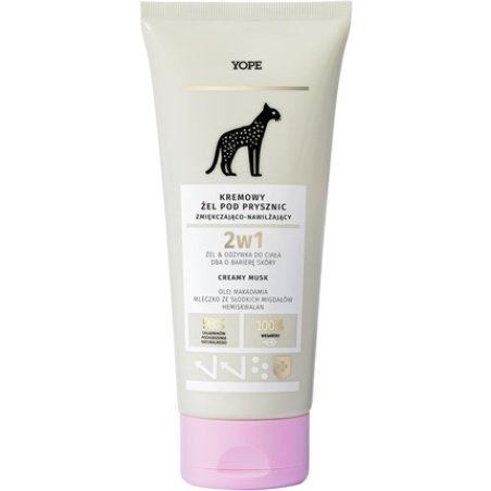 YOPE Nourishing Hydrating Shower Gel with Shea Butter 200ml Creamy Musk