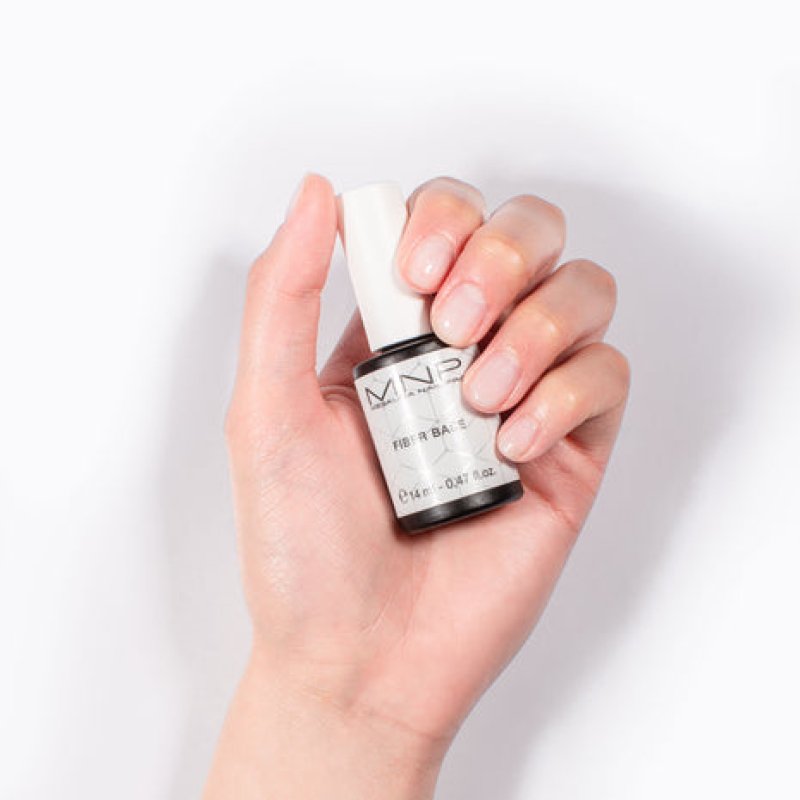 Mesauda Nail Pro MNP Coloured Base Coat for Nail Polish Gel and Gel, White Jade, 14ml