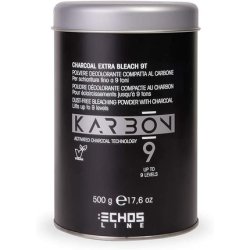 Echosline Karbon 9 Charcoal Extra Bleach 9t-Compact Bleaching Powder 9 Tones