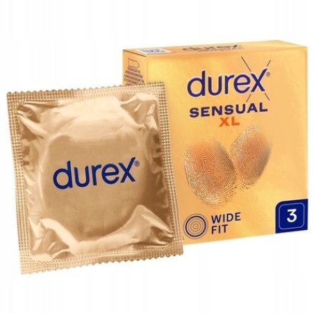 Durex Sensual Thin Xl Condoms - 3 Pieces