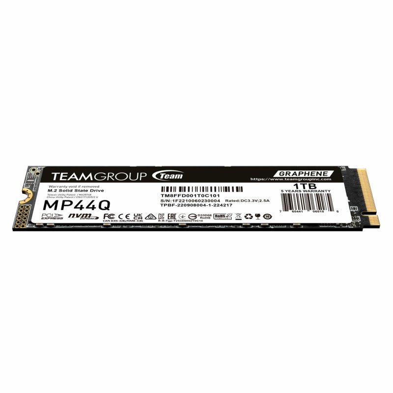 Team Group MP44Q 4 TB M.2 PCI Express 4.0 NVMe QLC 3D NAND