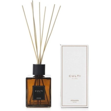 Culti Decor Diffuser Sticks Milano 1000ml ARAMARA Fragrance Orange and Bergamot - Lasts 3 Months - Covers 10-20 sqm