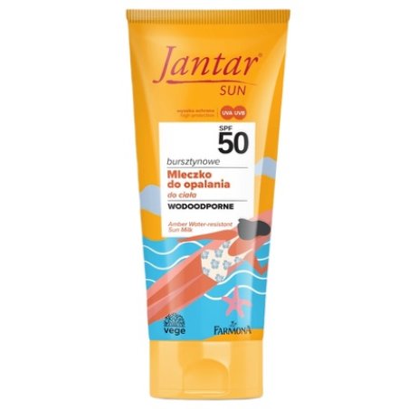 Farmona Jantar Sun Amber Waterproof Tanning Milk Spf 50 200ml