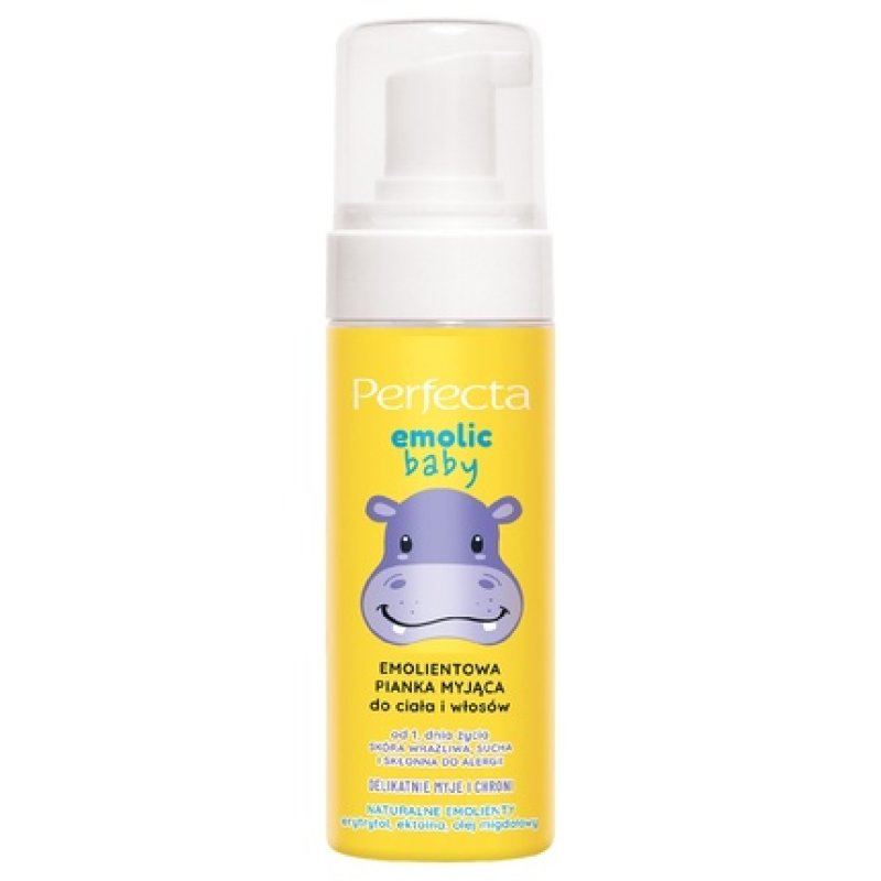 Perfecta Emolic Baby Emollient Cleansing Foam For Body 160ml