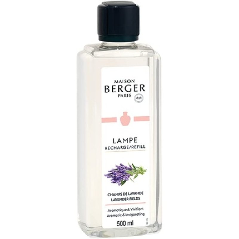 Lampe Berger Room Fragrance Refill Pack, Champs De Lavande / Lavender Fields, 500 Ml