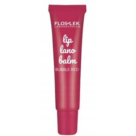 Floslek Laboratory Lanobalsam Lip Balm Bubble Red, 12 Grams