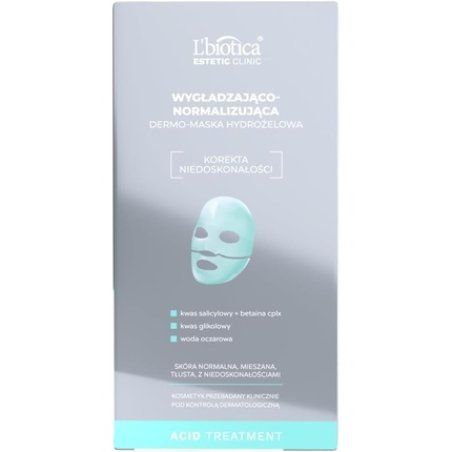 L'biotica Estetic Clinic Acid Treatment Smoothing and Normalizing Dermo Hydrogel Mask 1pc
