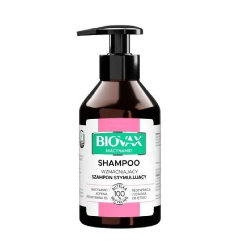 L'BIOTICA Biovax Niacinamide Strengthening Shampoo with Niacinamide 200ml