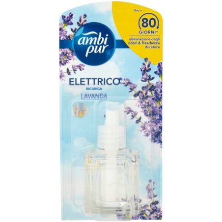 Ambi Pur Lavender Room Freshener 1 Electric Diffuser Refill - Eliminates Odors, Safe to Use