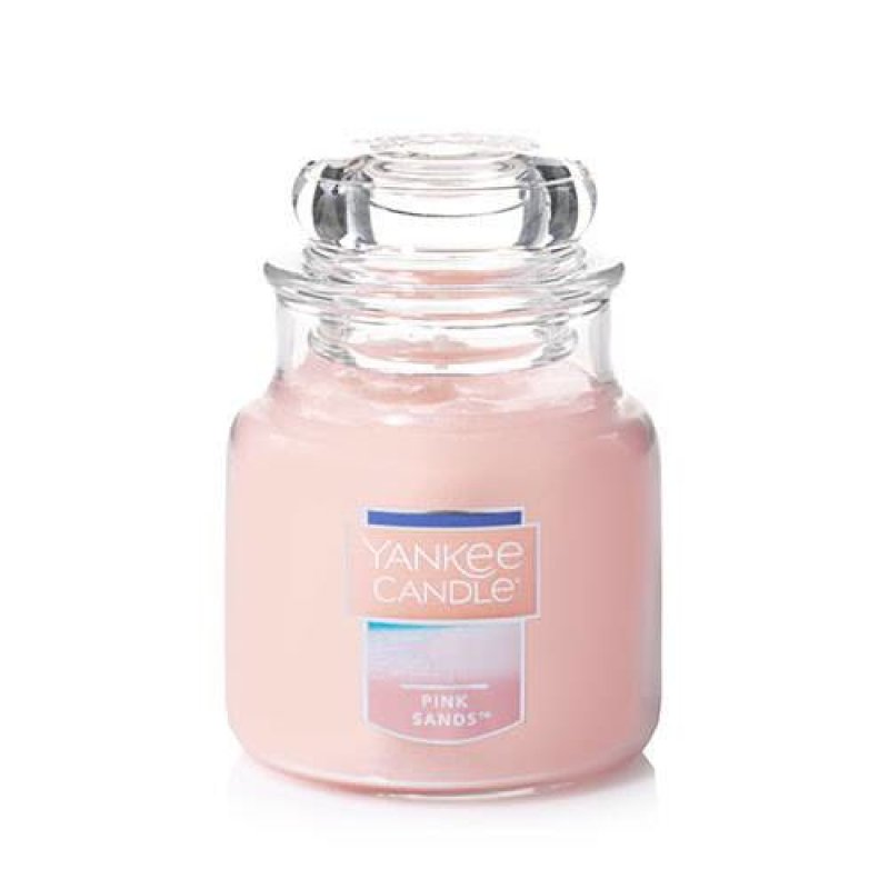 Yankee Candle Pink Sands bougie en cire Cylindre Musc, Vanille, Bois Rose 1 pièce(s)