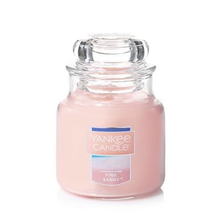 Yankee Candle Small Jar Scented Candle Pink Sands - Up to 30 Hours Burn Time