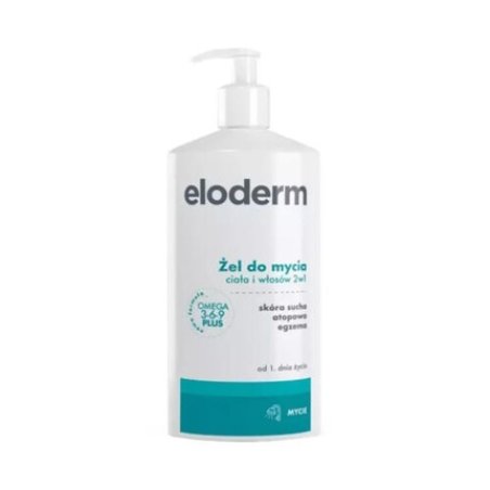 Eloderm 2-in-1 Body and Hair Wash Gel for Dry and Atopic Skin