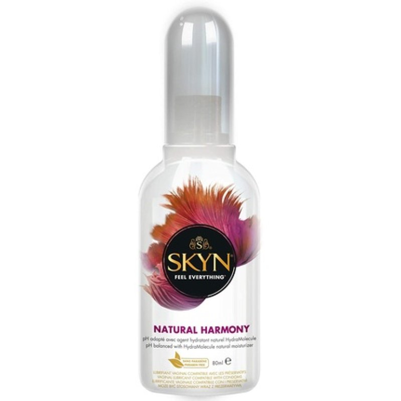 SKYN Natural Harmony Lubricant 80ml Water-Based Massage Oil Stimulating for Couples and Sex Toys Non-Sticky and