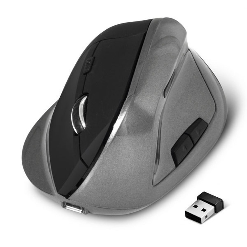 Souris sans fil ergonomique Advance compatible Vertical Plus (Noir)