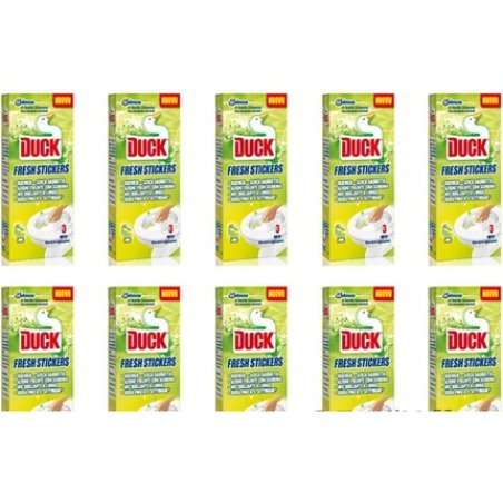 Duck Fresh Lime WC Freshener Stickers to Prevent Germs and Limescale