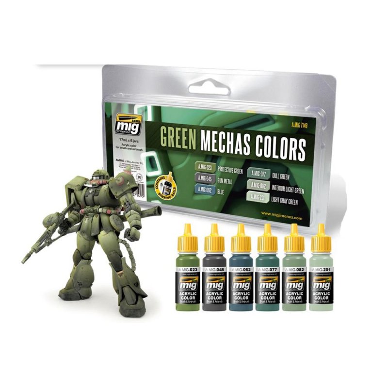 GUNDAM ACC - Mechas Colors Set - Green