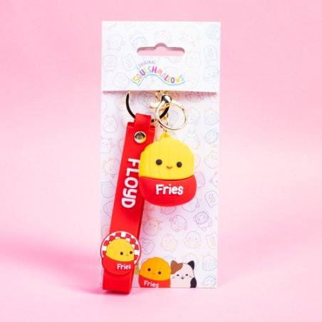 Squishmallows - Porte-clés à bracelet Floyd la Frite