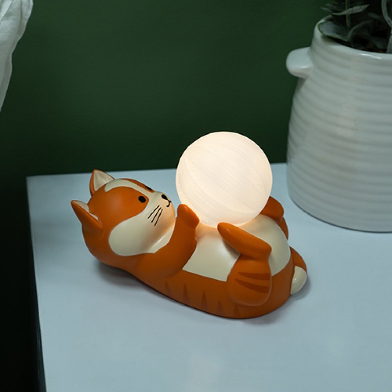 Luna the Cat Mood Light - Warm white - 20 cm