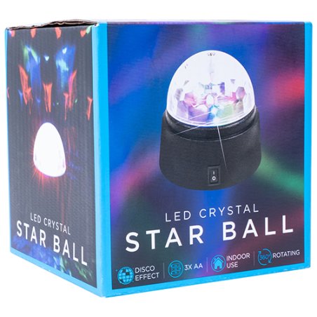 Disco LED Crystal Starball - Multi-colored