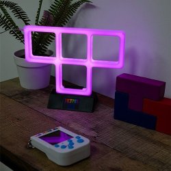 Tetris - Lampe murale néon violette
